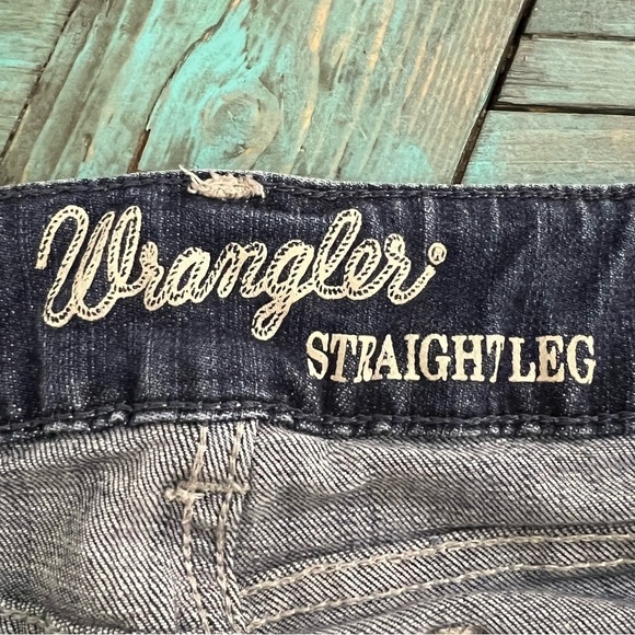 Wrangler Straight Leg Jeans Size 7 - Picture 3 of 12